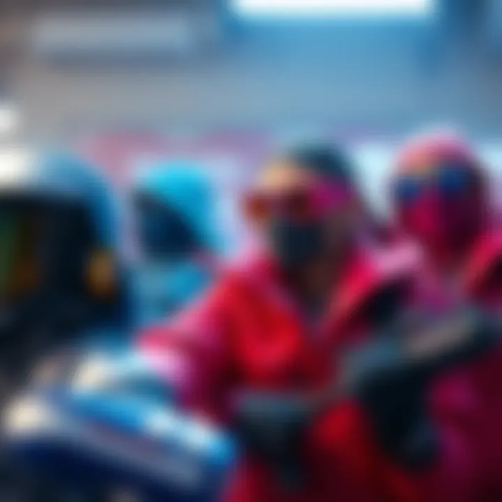 A selection of stylish cosmetic options for survivors and killers during an anniversary sale, showcasing vibrant colors and unique styles.