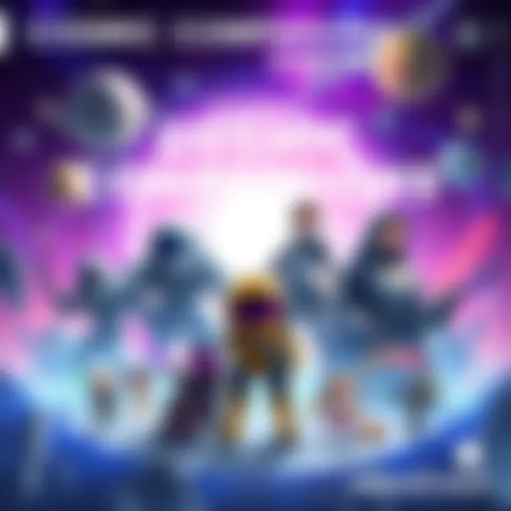 Exciting Cosmic Companions Update A colorful illustration showing characters and elements from the Cosmic Companions Update, highlighting new features in a space setting