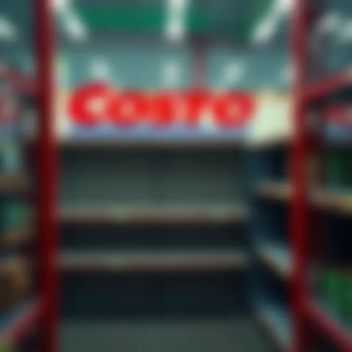 Empty shelf at Costco where Xbox consoles used to be