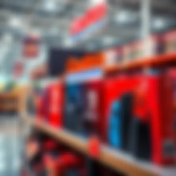 A display of the Nintendo Switch 2 gaming console at Costco, available for purchase both in-store and online.