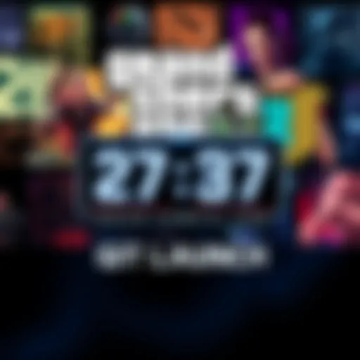 A vibrant countdown graphic showing 27 days until the new GTA game release with game elements in the background.