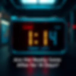 Countdown clock ticking down A countdown clock showing two weeks left, symbolizing urgency and a critical time limit.
