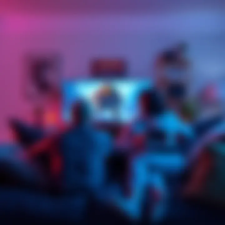 A couple enjoying a split-screen Halo campaign on an Xbox Series X, sitting on a couch with game controllers.