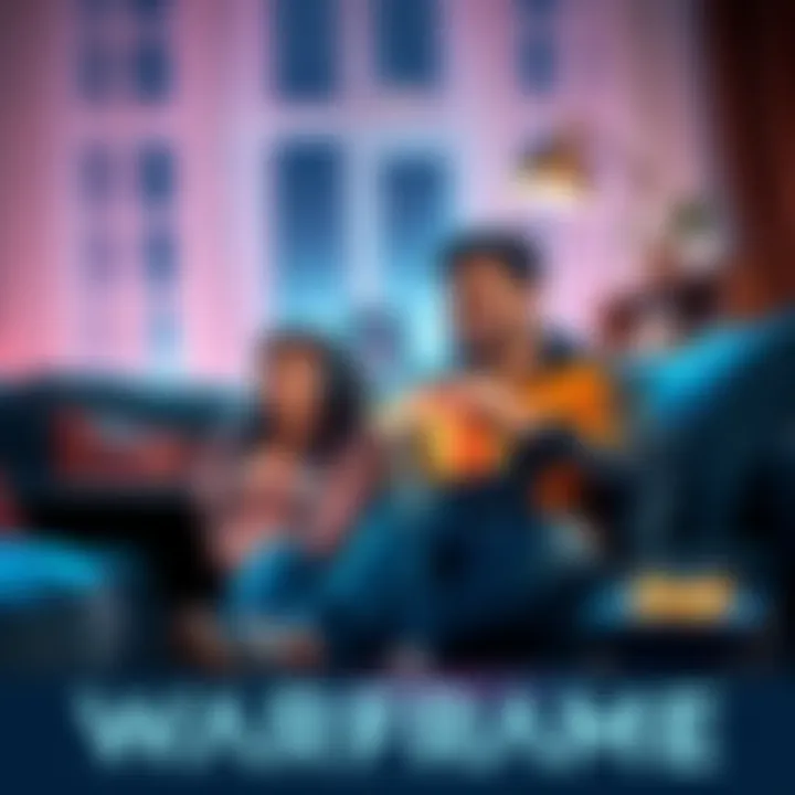 A couple enjoys playing Warframe on a couch, with the girlfriend surprising her boyfriend with gifts related to the game, including Khora Prime.