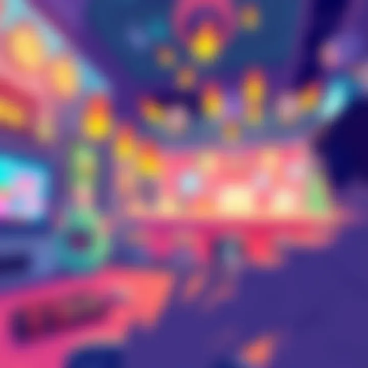 A player enjoying a cozy bullet hell game with colorful graphics and charming character designs. Bright bullets and comforting backgrounds create a fun atmosphere.