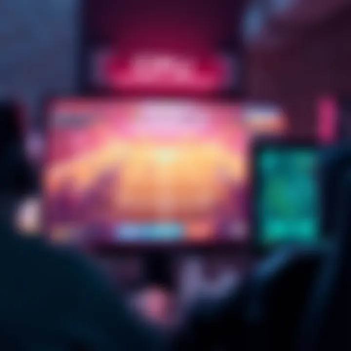 A gaming screen showing a noticeable drop in frame rate during a final match, with a CPU performance monitor in the corner.