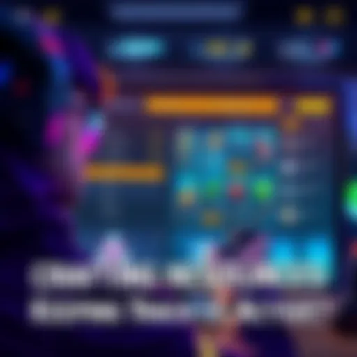 A gamer viewing crafting resources on a screen with tracking features active after creating items.