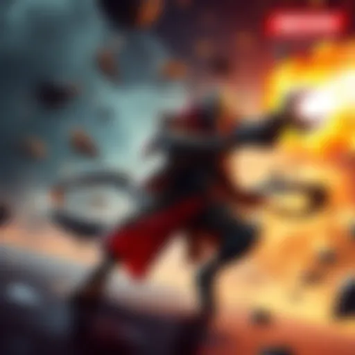 Character using Crash Dodge skill Acolyte of Death character activating Crash Dodge talent in a dynamic action scene