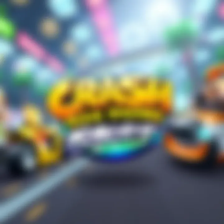 Crash Team Racing Nitro-Fueled Logo The logo of Crash Team Racing Nitro-Fueled with vibrant colors and a racing theme, representing the game's popularity.