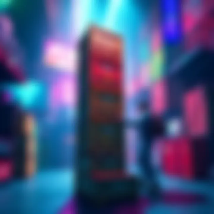 A character stacks crates in a virtual environment, highlighting gameplay mechanics in immersive simulation games.