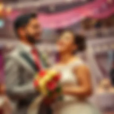 Crazyguy and his partner joyfully celebrating their wedding day with smiles and laughter