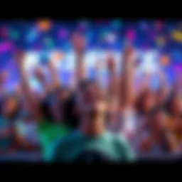 A vibrant montage filled with colorful artwork and joyful expressions, reflecting the creativity that has inspired fans worldwide.