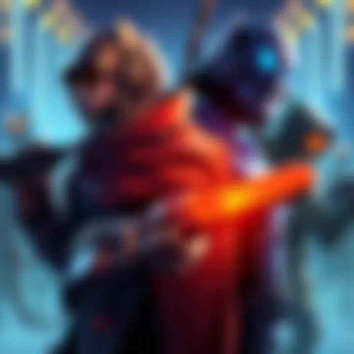 Gaming characters with new builds Various gaming characters showcase unique builds and role-playing styles, highlighting creativity in gameplay.