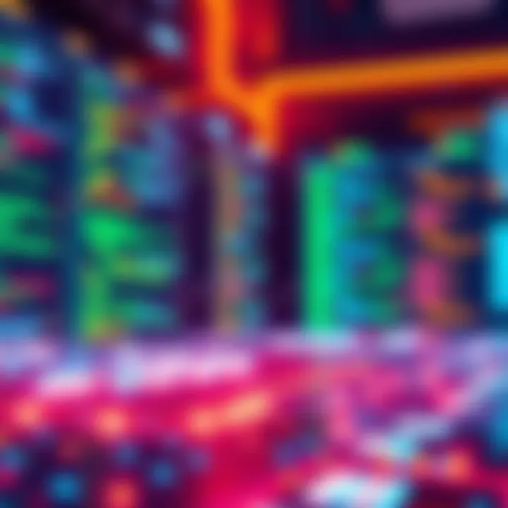 A vibrant display of innovative designs and code snippets created using Inferno Editor