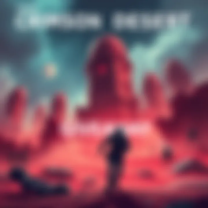 Crimson Desert AMD Giveaway Graphic illustrating a giveaway for AMD reward codes featuring Crimson Desert game art