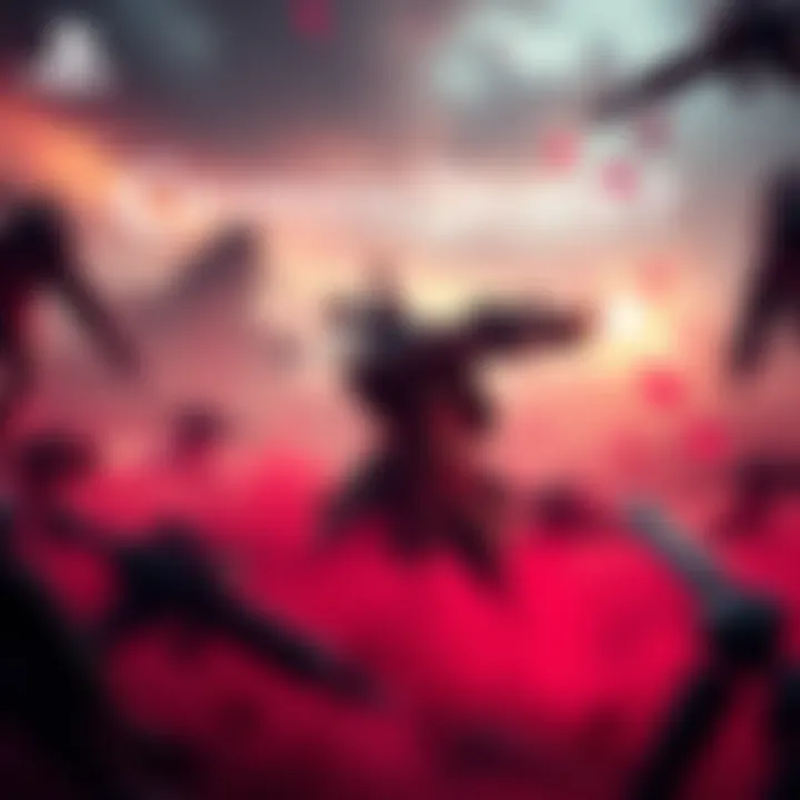 A character in Crimson Desert battles enemies in a vibrant, action-packed scene on PlayStation 5.