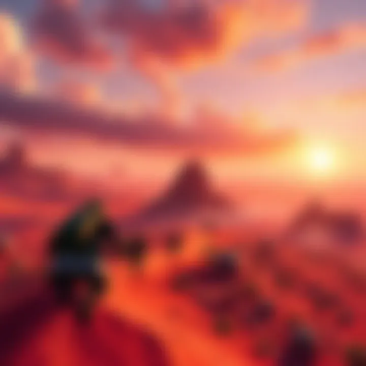 A vibrant scene from Crimson Desert showcasing 4K HDR graphics on PS5 Pro, featuring detailed landscapes and characters in action.