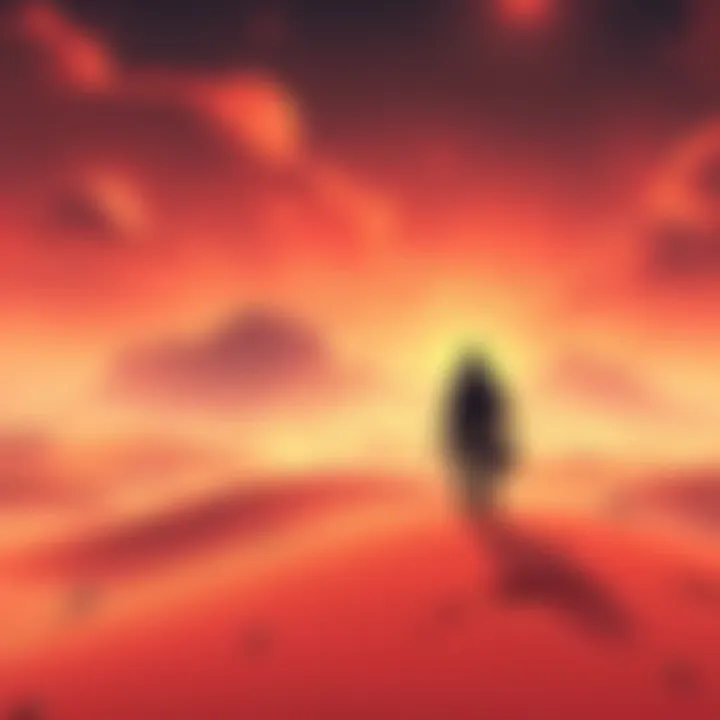 A gamer exploring a vast desert landscape in Crimson Desert, preparing for challenges and adventures ahead.