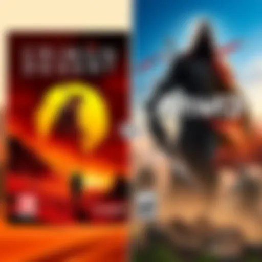 Covers of Crimson Desert and Avowed displayed side by side, showcasing their unique art styles and themes