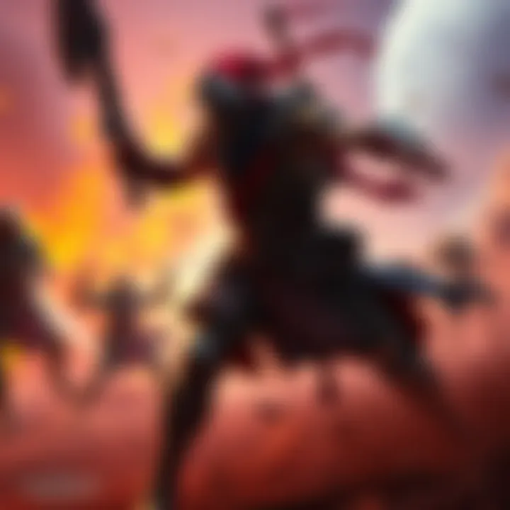 A warrior in Crimson Desert engages in combat with a fierce enemy, showcasing advanced fighting techniques and character abilities.