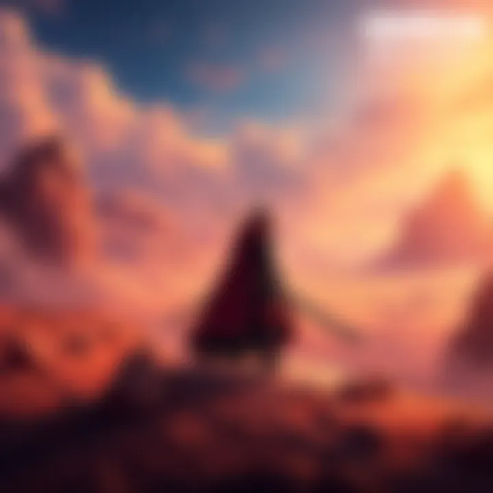 Crimson Desert Game Cover Artwork featuring a warrior in a vibrant fantasy landscape from Crimson Desert game