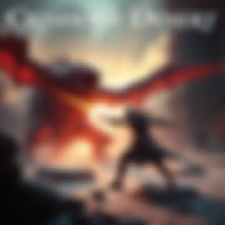 A fierce character battling a large monster in a medieval fantasy setting in Crimson Desert