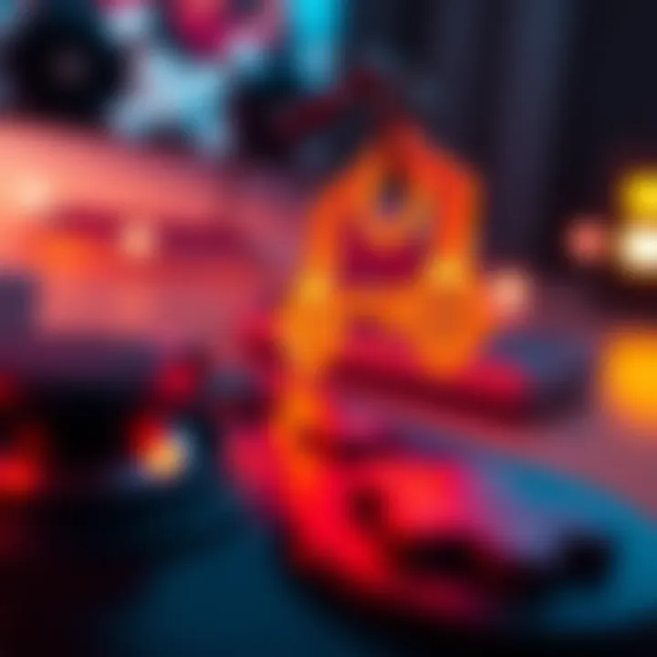 Close-up of a gaming console with Crimson Desert game art and a glowing key symbol representing pre-order keys.