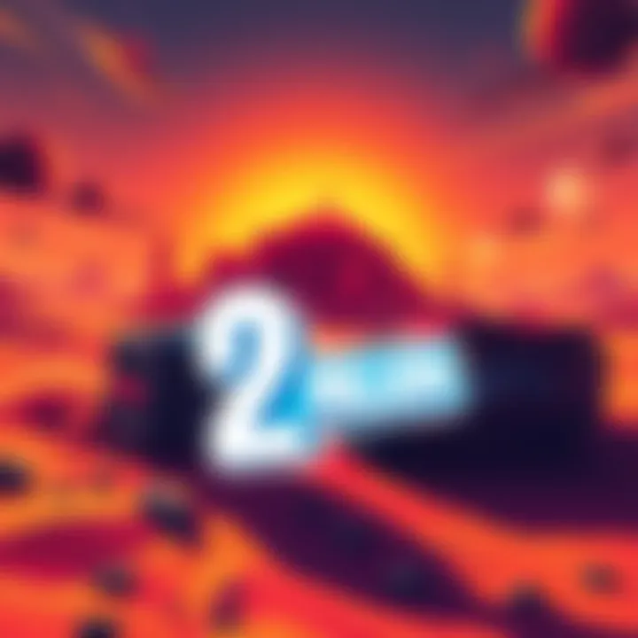 Illustration showing Crimson Desert game cover with a graphic of 2 million units sold