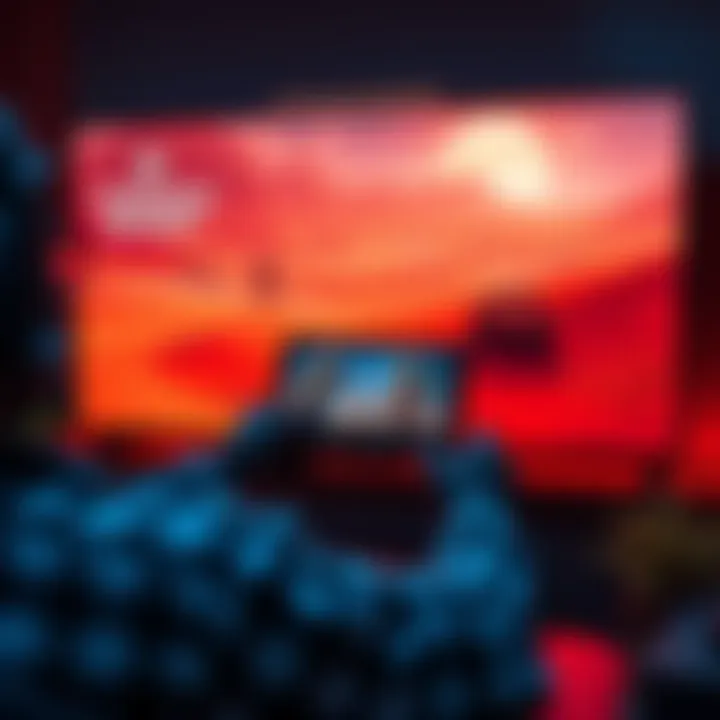 A player playing Crimson Desert on a Steam Deck console, showcasing in-game graphics and settings adjustments for optimal gameplay.