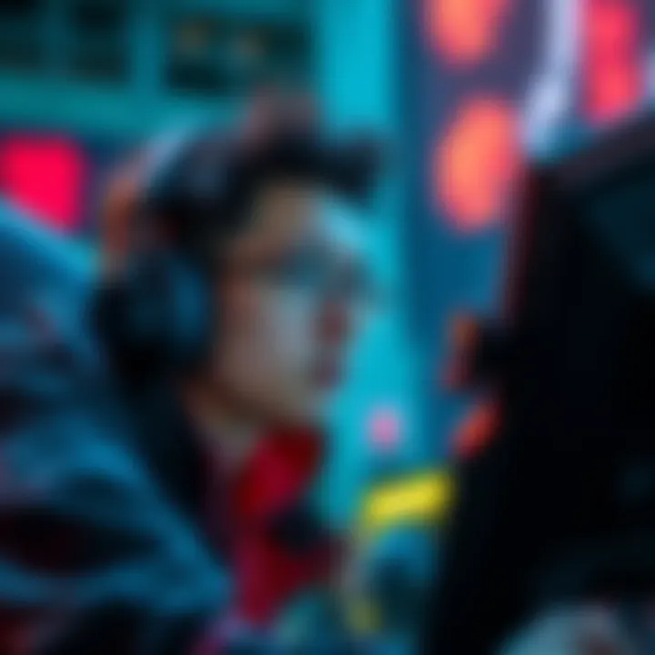 A gamer looking worried while checking feedback on crit freyna and emergency measures in gaming