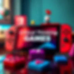 A collection of fun games displayed on the Nintendo Switch 2, featuring colorful graphics and puzzle elements
