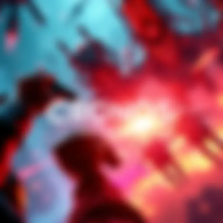 A dynamic scene from Cronos: Sector A-0 showcasing intense action and vibrant graphics.