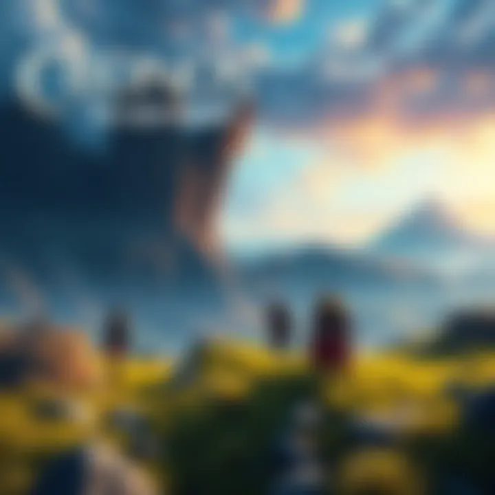 A vibrant scene showcasing the world of Cronos The New Dawn, with colorful landscapes and dynamic characters ready for adventure.