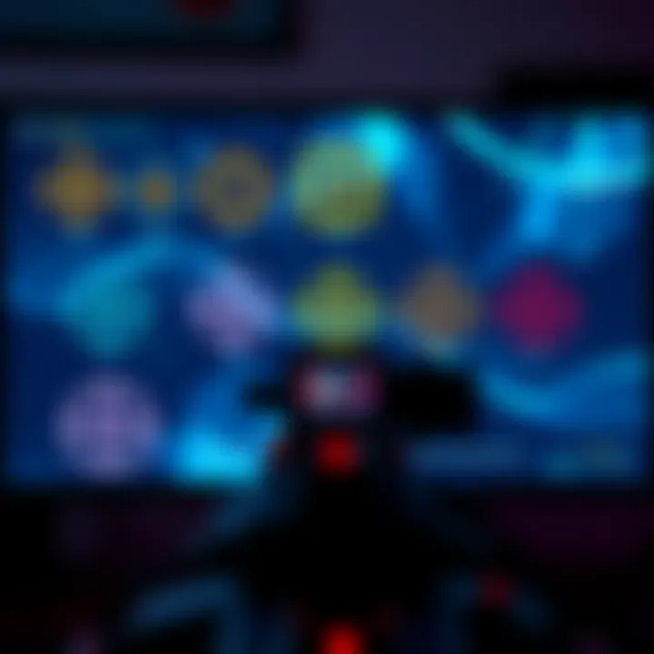 A variety of crosshairs displayed on a gaming screen, showing different colors and styles for Zen gameplay