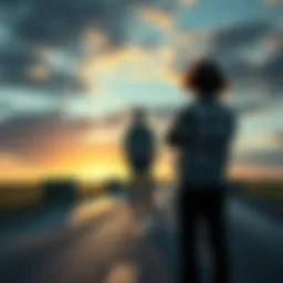 A person looks confused while standing at a fork in the road, symbolizing the journey of learning through uncertainty