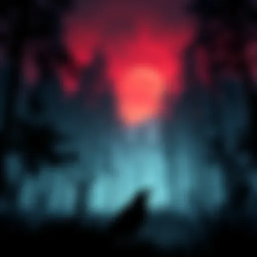 Cover illustration of Crow Country featuring dark forest and a crow silhouette in the foreground