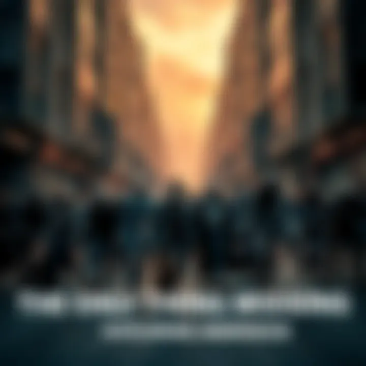 A group of zombies wandering through an empty street, representing the phrase 'the only thing missing was a horde'