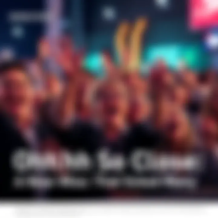 Group of excited people watching a near miss event, some with shocked expressions and others cheering