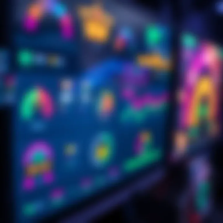 Game Progress Screen A close-up of a gaming interface showing crown achievements after extensive playtime, with colorful graphics and progress indicators