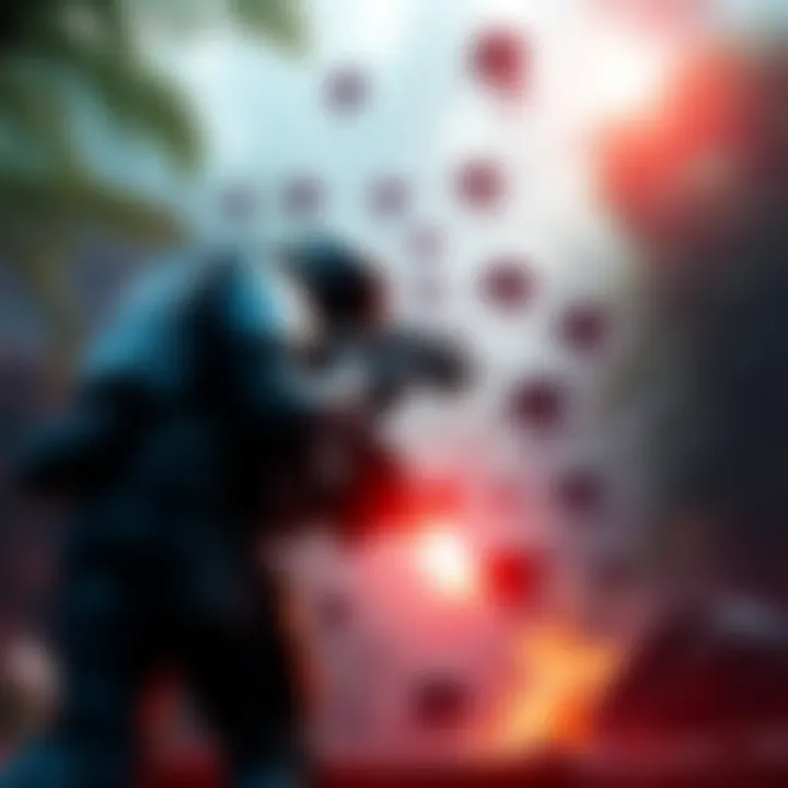 A soldier in a futuristic combat suit battling enemies in a lush jungle environment from Crysis.