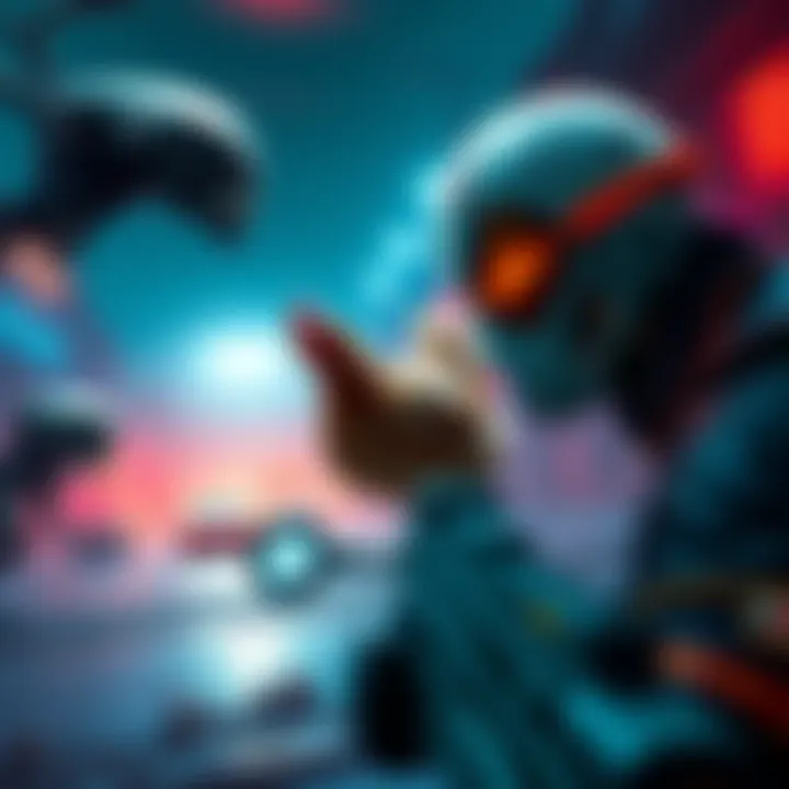 Crysis Meme Fight A humorous scene showing a player deciding between throwing a chicken or battling aliens in a video game setting