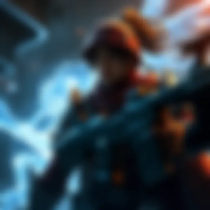 A character from a Crystal Dynamics game in action, showcasing gameplay and supernatural elements.