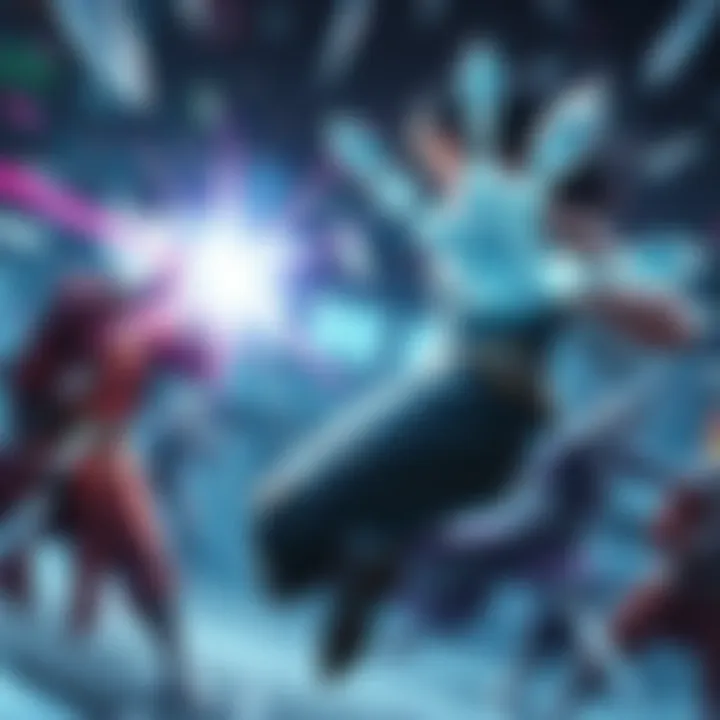 A character wielding Stasis powers, stunning foes with a melee attack while using Crystalline Corpsebloom to enhance combat effectiveness against Unstoppable Champions.
