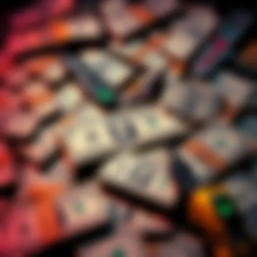 Skin collectors upset over CS2 patch with dollar bills and game skins scattered around