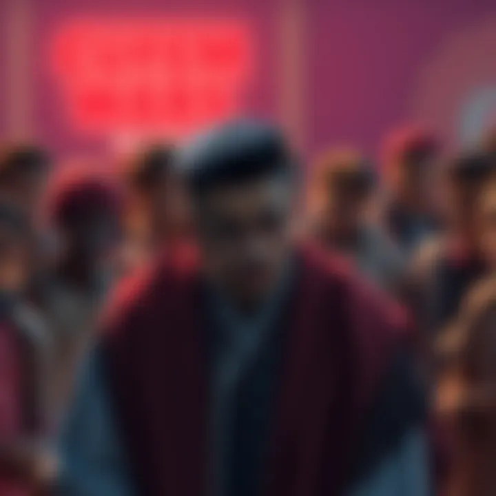 Cuffem makes a bold remark about preferring a thot daughter over a son like Rakai, surrounded by people discussing the topic.