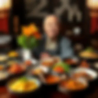 Culinary tribute to Shutaro Ida A table set with various traditional dishes, symbolizing Shutaro Ida's impact on the culinary world