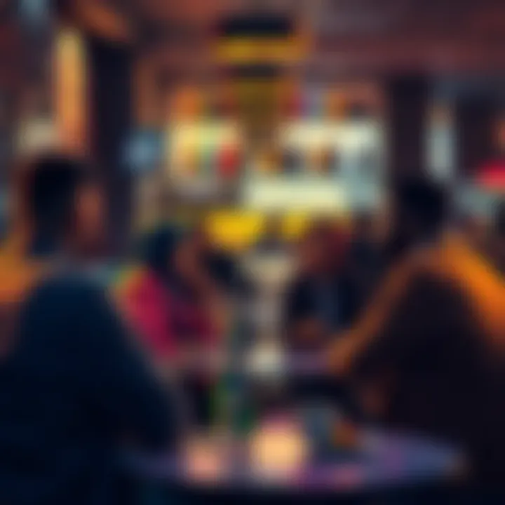A group of people discussing the phrase 'Not mine but it fits' in a café setting, expressing different opinions.