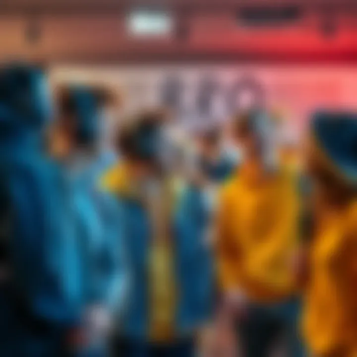 Cultural Significance of Bro A group of young people laughing and using the term 'Bro' in conversation, showcasing its social connections and generational impact.