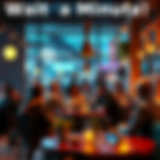 Current Events A group of people discussing trending topics at a coffee shop