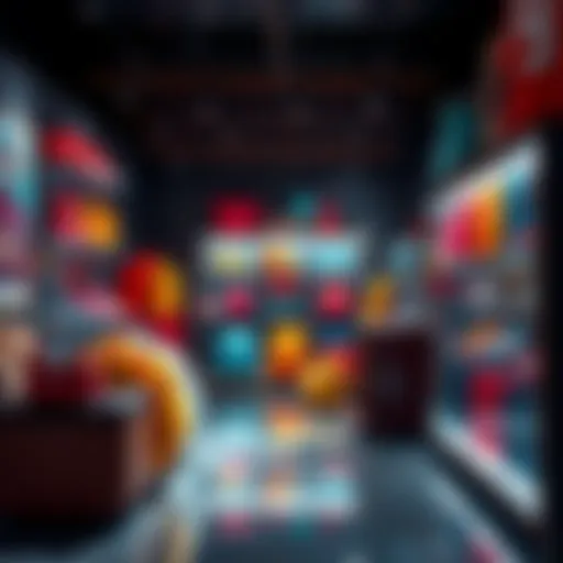 A showcase of unique items from the current collection with vibrant colors and distinct features